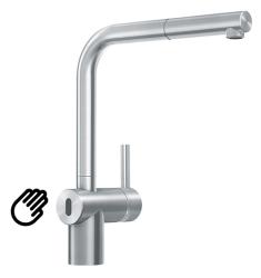 Grifo de cocina Franke Atlas Neo Sensor de acero inoxidable satinado con caño extraíble acero inoxidable 115.0625.523