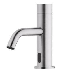 Grifo de lavabo electrónico Waterevolution Flow infrarrojos alimentado por pilas acero inoxidable T110EIE