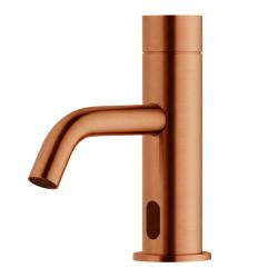 Grifo de lavabo electrónico Waterevolution Flow infrarrojos alimentado por pilas color cobre T110ECPE