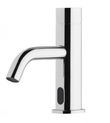 Grifo de lavabo electrónico Waterevolution Flow por infrarrojos a 230 voltios cromado T110EE01