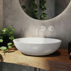 Grifo Waterevolution Flow caño empotrado blanco 10cm T116BBR-10