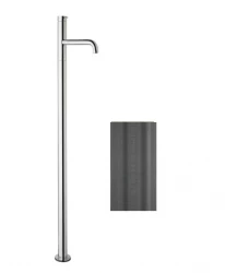 Grifo Waterevolution Flow de pie PVD Gris Plomo T113GME