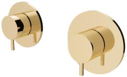 Termostato de ducha empotrado Waterevolution Flow con 1 grifo inversor, color oro claro 1208954644