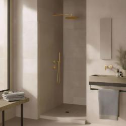 Termostato de ducha empotrado Waterevolution Flow con 1 grifo inversor, color oro claro 1208954644