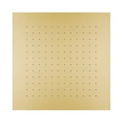 Ducha efecto lluvia SB Square 316 empotrada 50x50cm PVD dorado 1208955322