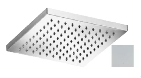 Ducha efecto lluvia SB Rubinetterie Eco Air con sistema de ahorro de agua cuadrada blanco mate 20x20cm 1208955527