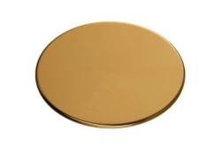 Tapa de desagüe Quadri, tapón de rejilla  de cobre pvd para fregadero 11,5cm 1208956041