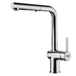 Grifo de cocina Franke Active L cromo con spray y teleducha extraíble 115.0653.379