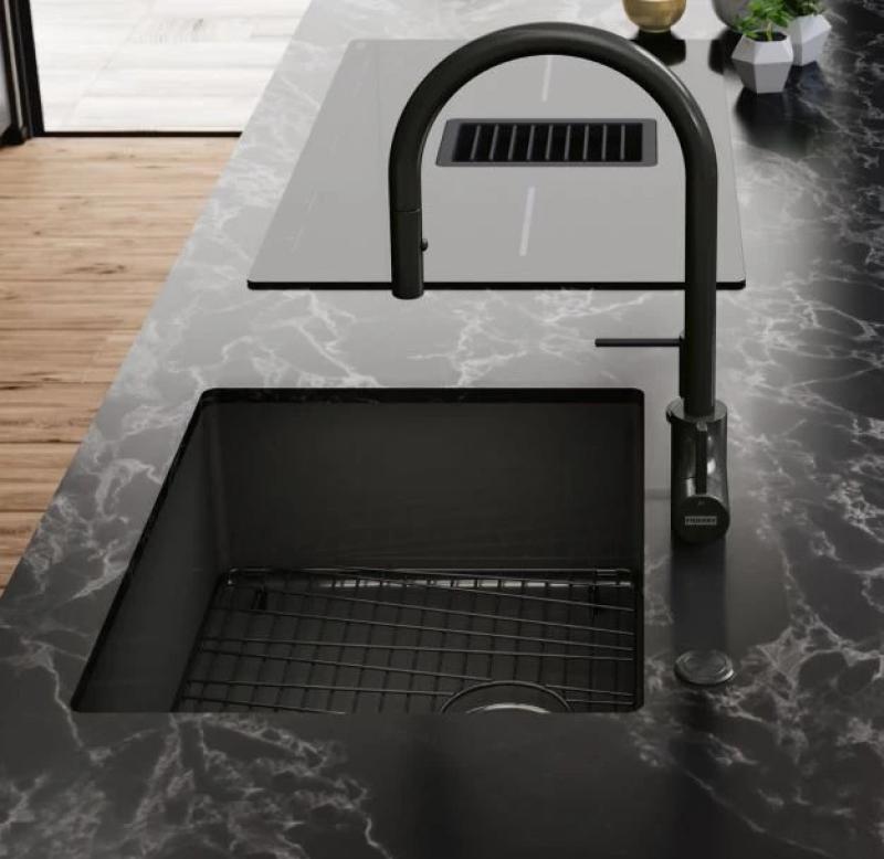 Rejilla inferior para accesorios Franke Mythos masterpiece 676x401mm PVD gris plomo 112.0655.408