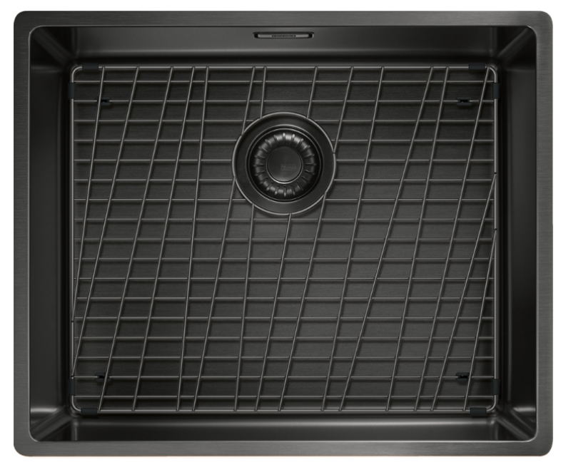 Franke Mythos Masterpiece BXM 210.50 PVD Gun Metal Fregadero 500x410mm Montaje enrasado y bajo encimera 127.0672.129