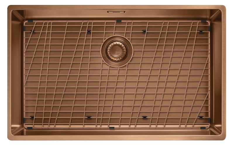 Franke Mythos Masterpiece BXM 210.68 Fregadero Grande PVD Cobre 685x410mm Instalación a Nivel y Bajo Encimera 127.0674.535
