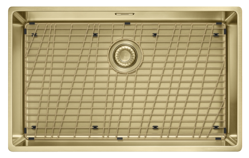 Franke Mythos Masterpiece BXM 210.68 Fregadero grande PVD dorado 685x410mm para encimera plana y bajo encimera 127.0674.533