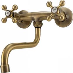 Grifo mural de cocina AquaTrimo Vivaldi classic bronce 21VV7068BN