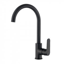 Grifo monomando de cocina AquaTrimo Chopin negro mate 21CP7374SW