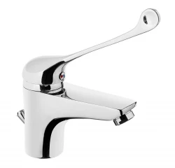 Grifo AquaTrimo Clinic para lavabo médico con palanca larga cromado 43CC7375CM