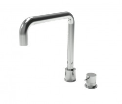 Grifo monomando de cocina de 2 agujeros Waterevolution Flow cromado T151H01