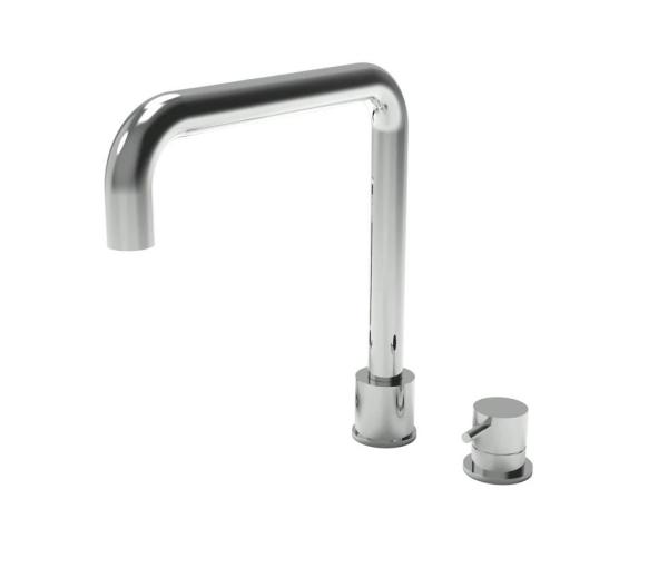 Grifo de cocina Waterevolution Flow de 2 agujeros  acero inoxidable T151HIE