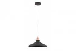 Lámpara de techo Decor Loret color negro atemporal 34,8 cm de diámetro 9721