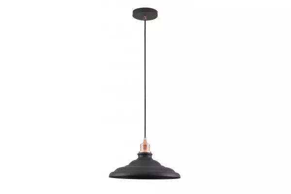 Lámpara de techo Decor Loret color negro atemporal 34,8 cm de diámetro 9721