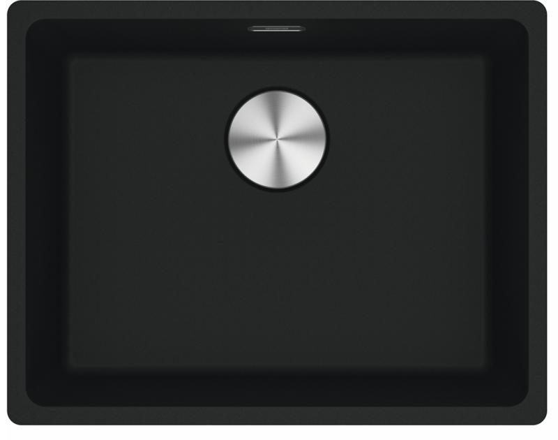 Franke Maris MRG 110-52 Fragranite Matt negro fregadero de montaje inferior