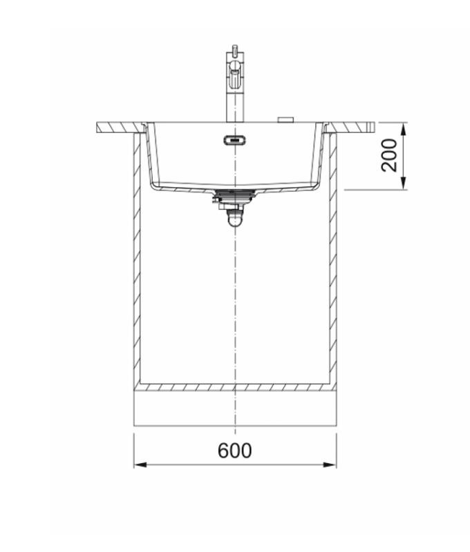 Franke Maris MRG 110-52 Fragranite Onyx fregadero de montaje inferior