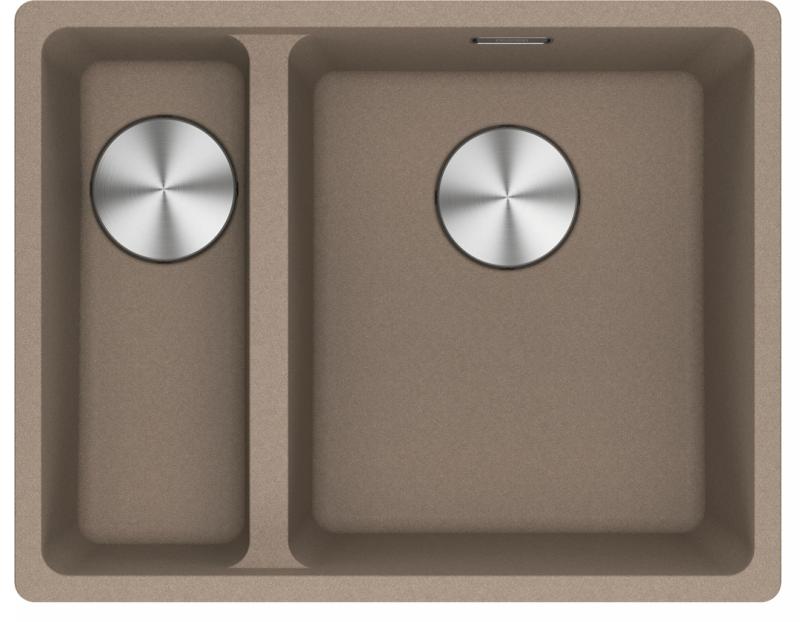 Franke Maris MRG 260-34-15 Fragranite Oyster fregadero Derecha instalación al ras