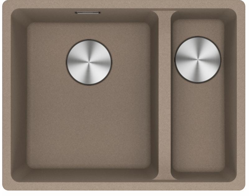 Franke Maris MRG 160-34-15 Fragranite Oyster fregadero Izquierda de montaje inferior