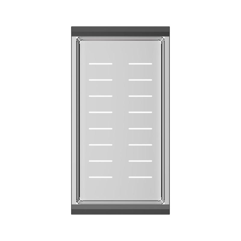 Bandeja recogegotas Quadri de acero inoxidable 38x20cm para fregaderos Durham 1208957910