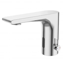 Grifo Aquadesign Sensor electrónico para lavabo alimentado por batería o red eléctrica cromo 1208958186