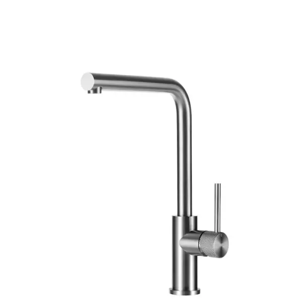 Grifo de cocina Lorreine Dart Luxx completamente de acero inoxidable con caño giratorio DART-XX