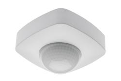 Motion detector, max 2000W, AC220-240V, 50/60Hz, angle 360°, range 20m ± 2,2 - 6m, IP20, working with LED, surface mounted, white housing 1208959111
