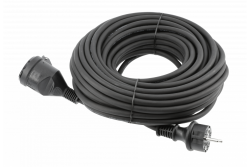 Hoegert Cable de extensión aislado con goma de 10m. 1208959491