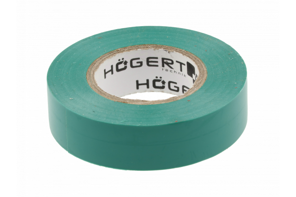 Hoegert Cinta aislante 0.13 mm x 19 mm x 20 m verde 1208959570