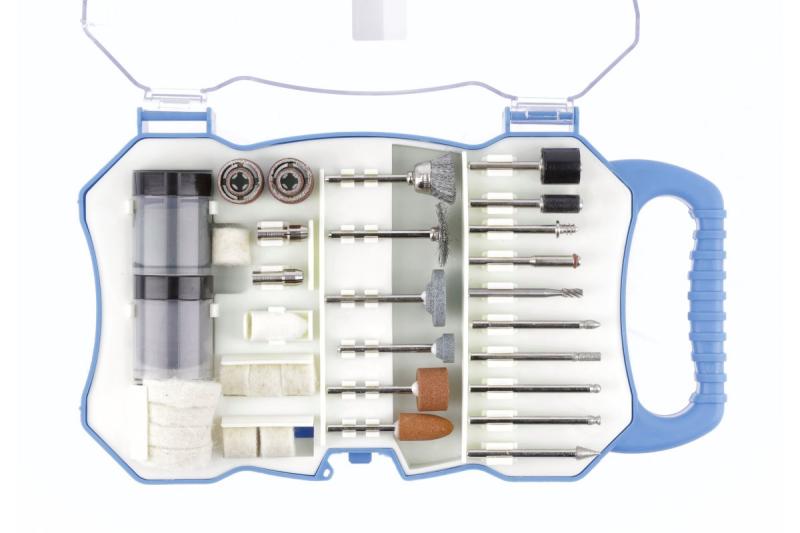 Hoegert Conjunto de accesorios de repuesto para la mini amoladora de 71 piezas. 1208960203