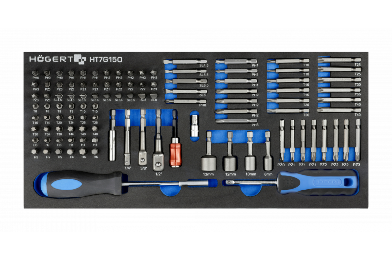 Hoegert Juego de brocas de 107 piezas 1208962057