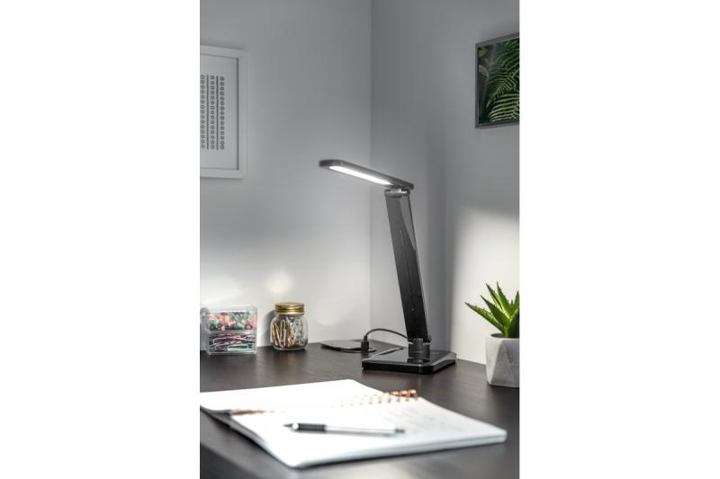 Decor Lámpara de escritorio LED HIKARI 6W 400lm AC220-240V 50/60Hz CCT negro. 1208962495