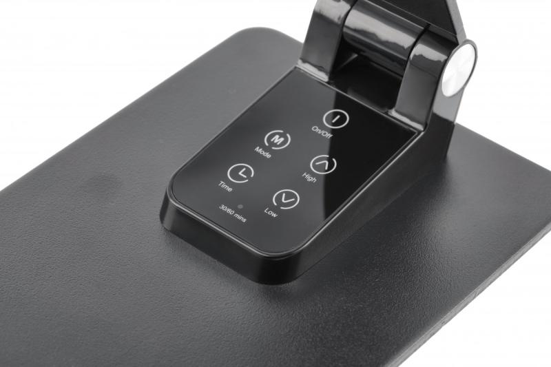 Decor Lámpara de escritorio Loneos 12W 700lm AC220-240V 3-CCT 5 niveles de atenuación RA>80 USB negro 1208962502