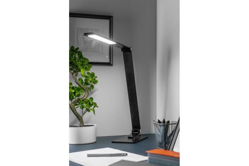 Decor Lámpara de escritorio Loneos 12W 700lm AC220-240V 3-CCT 5 niveles de atenuación RA>80 USB negro 1208962502