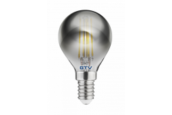 FUENTE DE LUZ LED, FILAMENTO GRIS, A-G, G45, 2700K, E14, 4,0W, AC220-240V, 360°, 300lm, 44mA 1208962782
