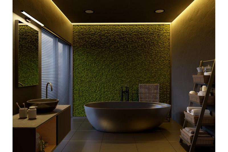 Decor Luminaria LED Catania 600mm 12W AC220-240V 50/60Hz 4000K IP44 RA >80 960lm Negro 1208962887