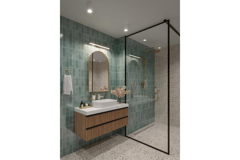 Decor Luminaria LED Catania 600mm 12W AC220-240V 50/60Hz 4000K IP44 RA >80 960lm Negro 1208962887