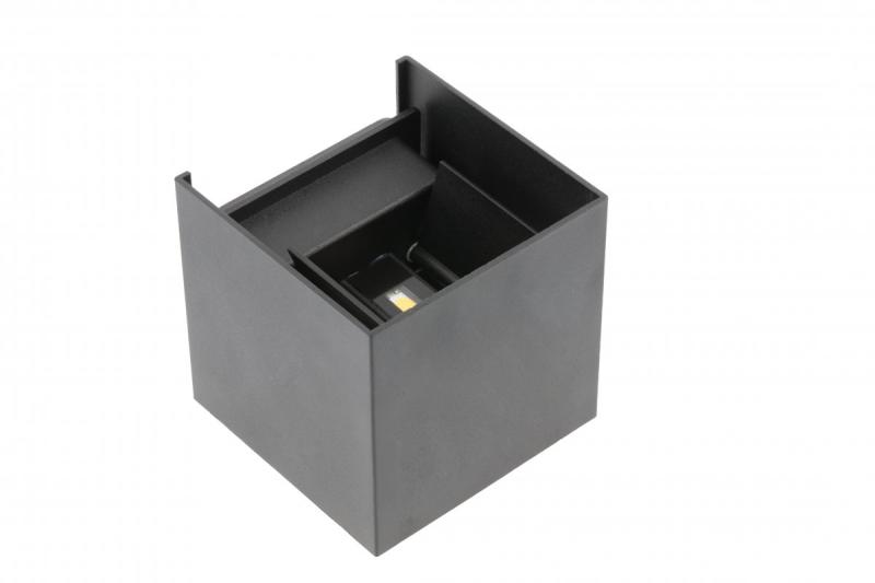 Decor Lámpara LED MISSOURI-K 7W 540lm AC220-240V 50/60 Hz PF>0.5 Ra≥80 IP54 IK08 4000K cuadrada negra. 1208962994