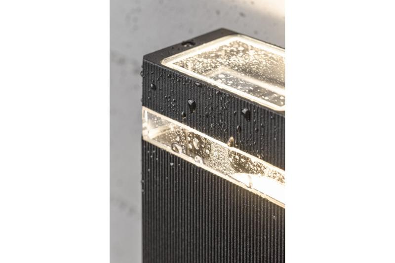 Decor Luminaria de pared unidireccional NESSA GU10 MAX. 50W IP54 AC220-240V 50/60Hz negro. 1208963009