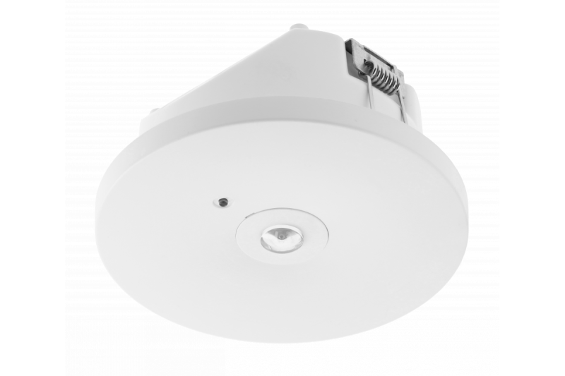 Luminaria de emergencia OGLA LED, 3W, 200lm, AC220-240V, 50-60Hz, IP20, 6400K, 3H, tarea única, botón de PRUEBA 1208963016