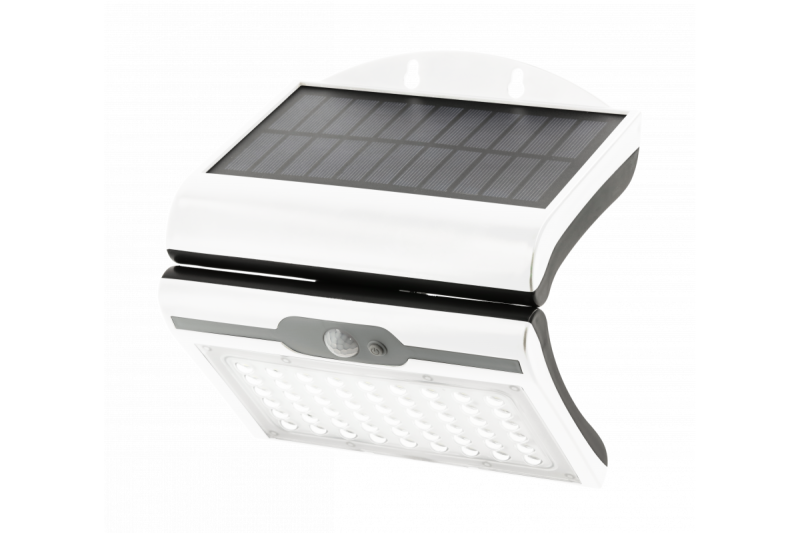 RAMOS Solar Facade Luminaria con Sensor de Movimiento/Anochecer, 50W, 300lm, 3,7V 1800mAh, IP44, 6000K, blanco 1208963114