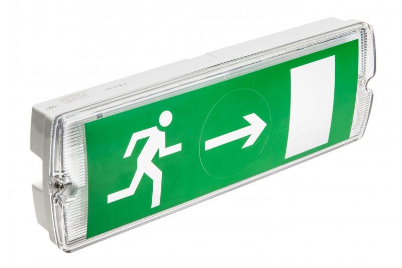 Luminaria de emergencia LED SAHER-1 LED DUO, 3W, 300lm, AC220-240V, 50-60Hz, IP65, 1h, 6400K 1208963122