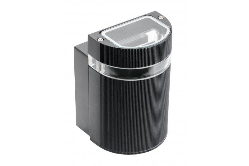 Decor Luminaria de pared unidireccional SILVA GU10 MAX. 50W IP54 AC220-240V 50/60Hz negro. 1208963137