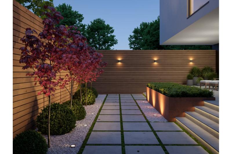 Decor Luminaria de fachada bidireccional TIAGO KW GU10 MAX.2x35W IP54 AC220-240V 50/60Hz inox. 1208963200