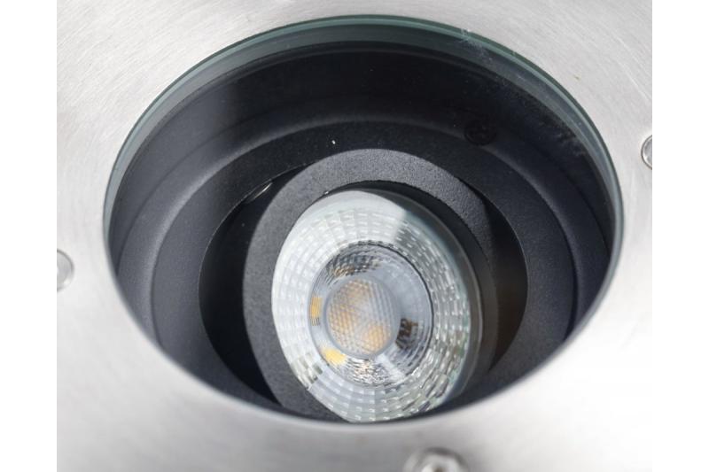 Decor Luminaria BETA-K con ajuste de ángulo máx. 50 W GU10 IP67 AC220-240V 50/60Hz inox. 1208963697