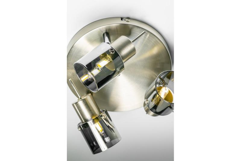 Decor Luminaria de techo ARALIA AC220-240V 50/60 Hz G9 máx.20W * 3 IP20 triple negro. 1208963812